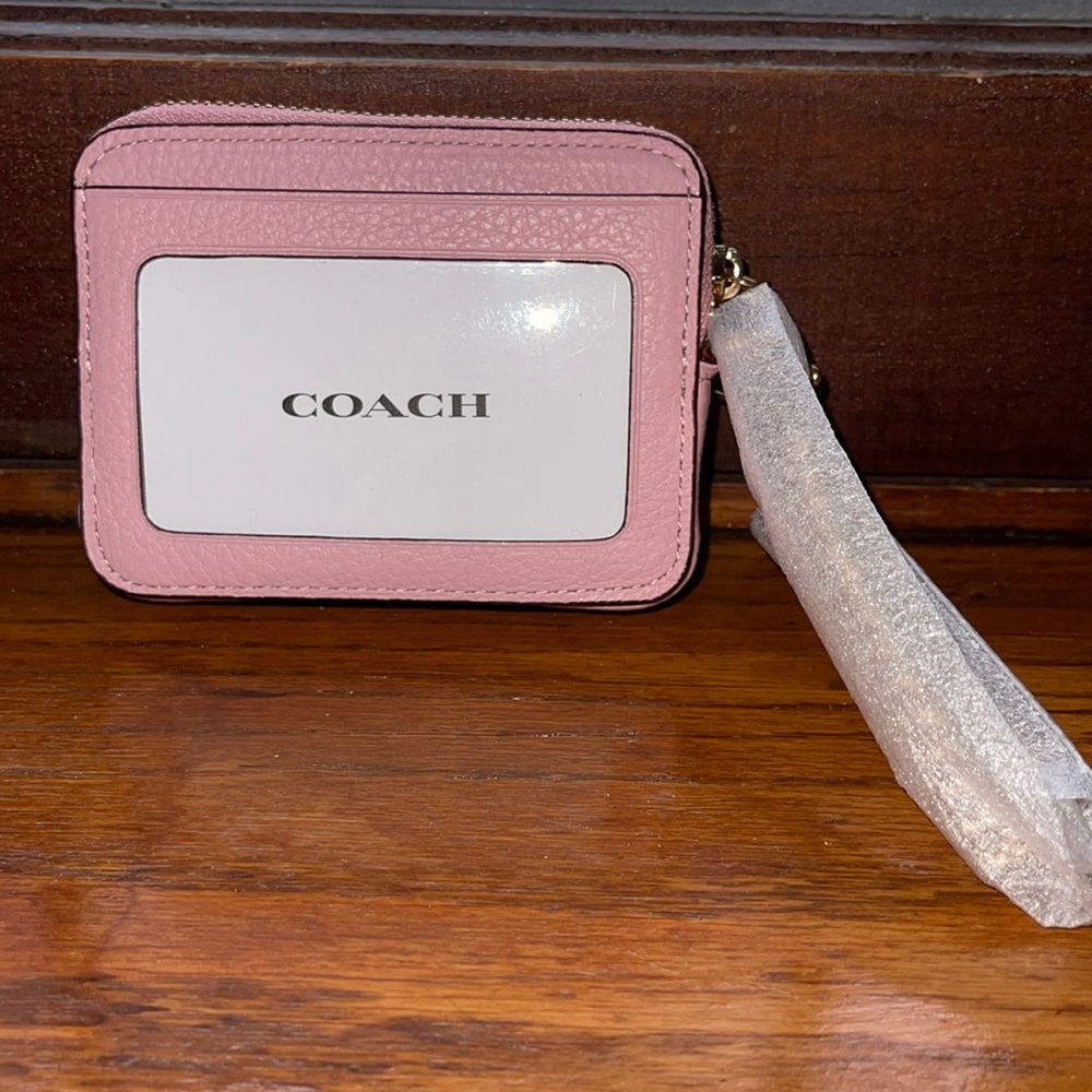 Coach small wristlet. NWT.